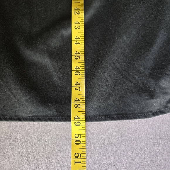 Alfani Button Front Midi Dress Women's L‎ Minimalist Neutral Goth Dark Feminine - Picture 13 of 13